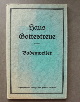 Leporello Badenweiler 1930-1950 Haus Gottestreue 10x Postkarte Hühnerhof